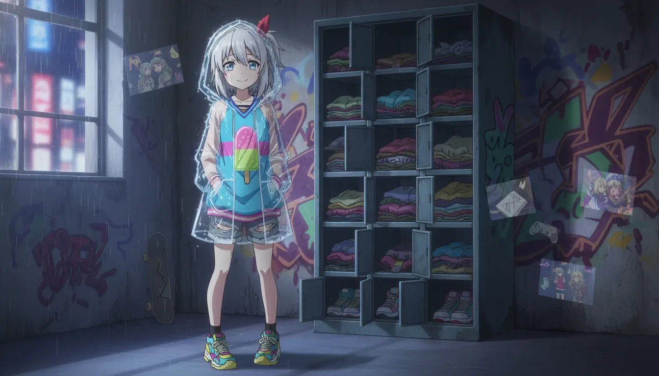 あの日見た花の名前を僕たちはまだ知らない。メンマがアバンギャルドなストリートウェアの反乱に出会い、悲しみがネオンスタイルに咲き誇る