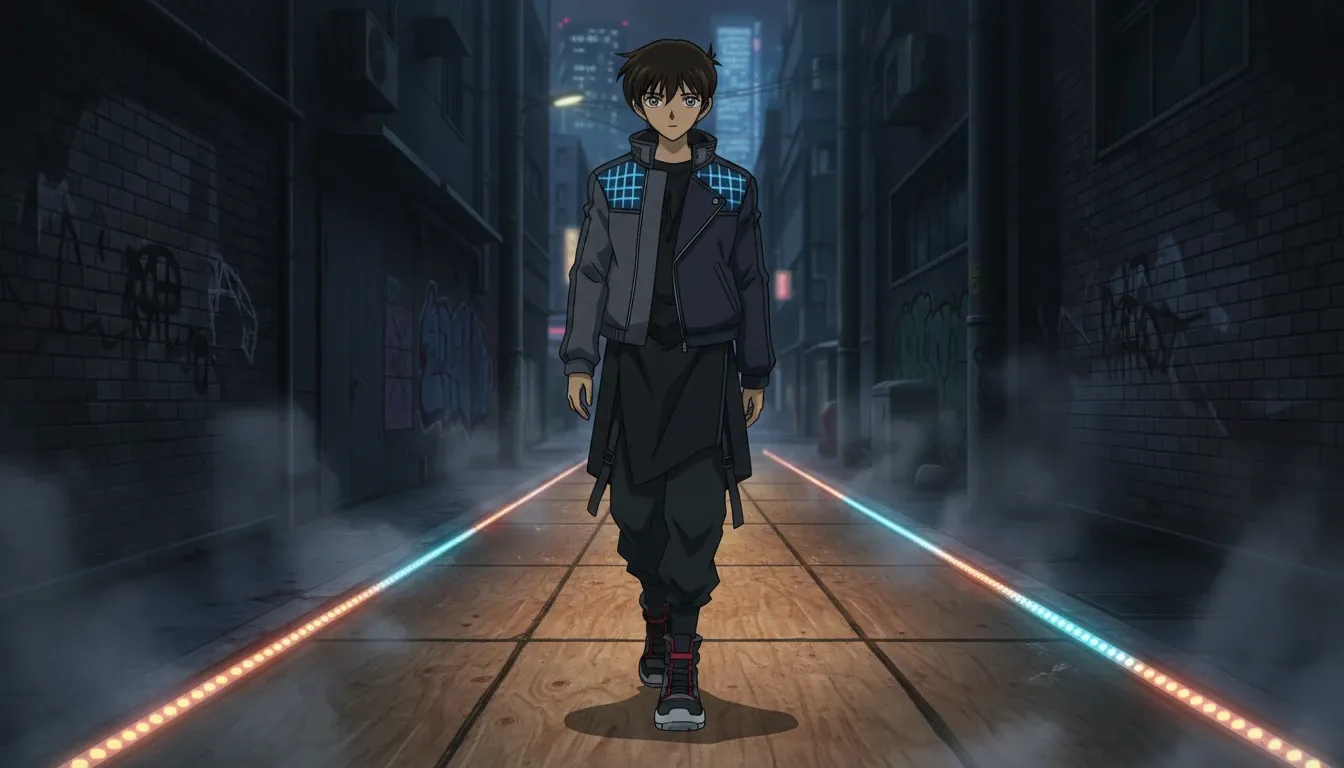 Détective Conan : Fusion de Streetwear de Shinichi Kudo avec un Style Inspiré des Défilés Avant-Garde