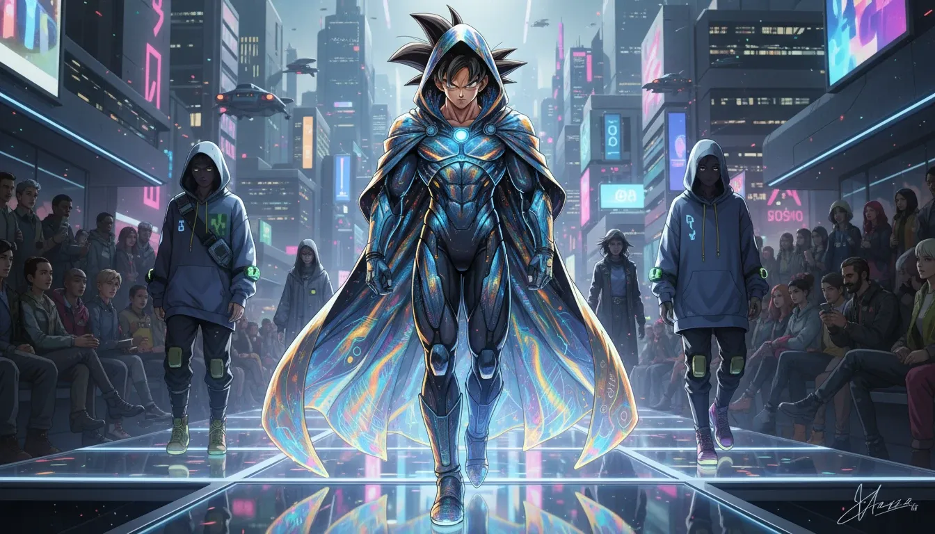 Dragon Ball Goku Streetwear Renaissance From Capsule Tee Chaos To Futuristic Saiyan Runway Armor