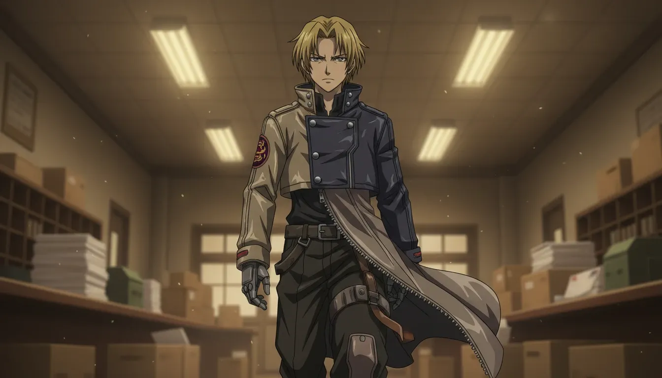 鋼の錬金術師 エドワード・エルリック ストリートウェア リミックス アバンギャルド レイヤード シルエット