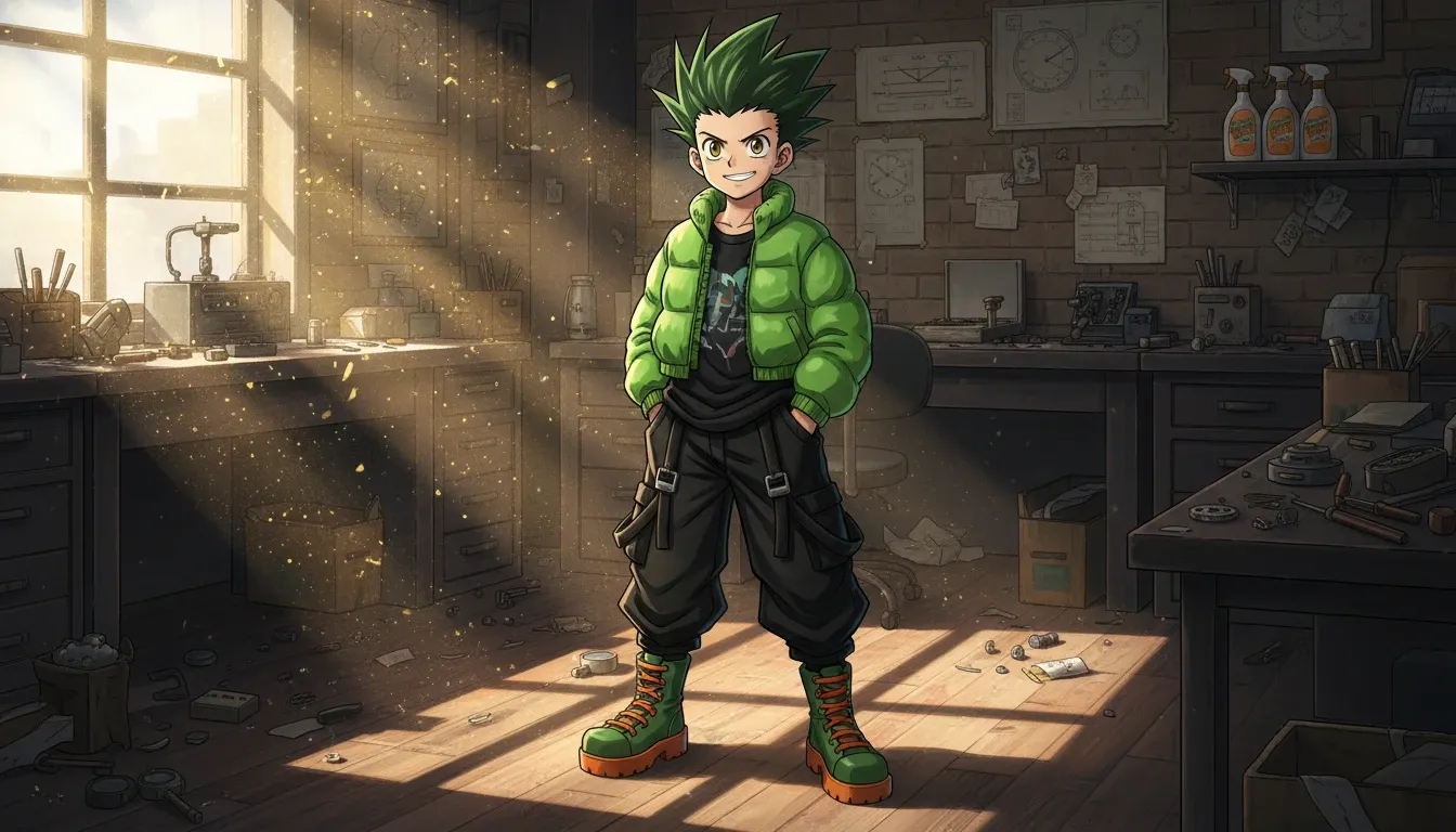 Hunter x Hunter Gon Freecss Streetwear Reverie: Dove gli Strati Spensierati Incontrano Silhouette Radicals