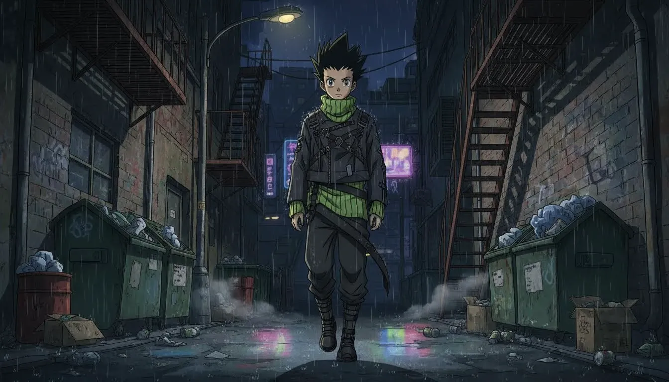 Hunter x Hunter Streetwear Fusion With Gon Freecss In Avant Garde Layered Looks For Nightwalks