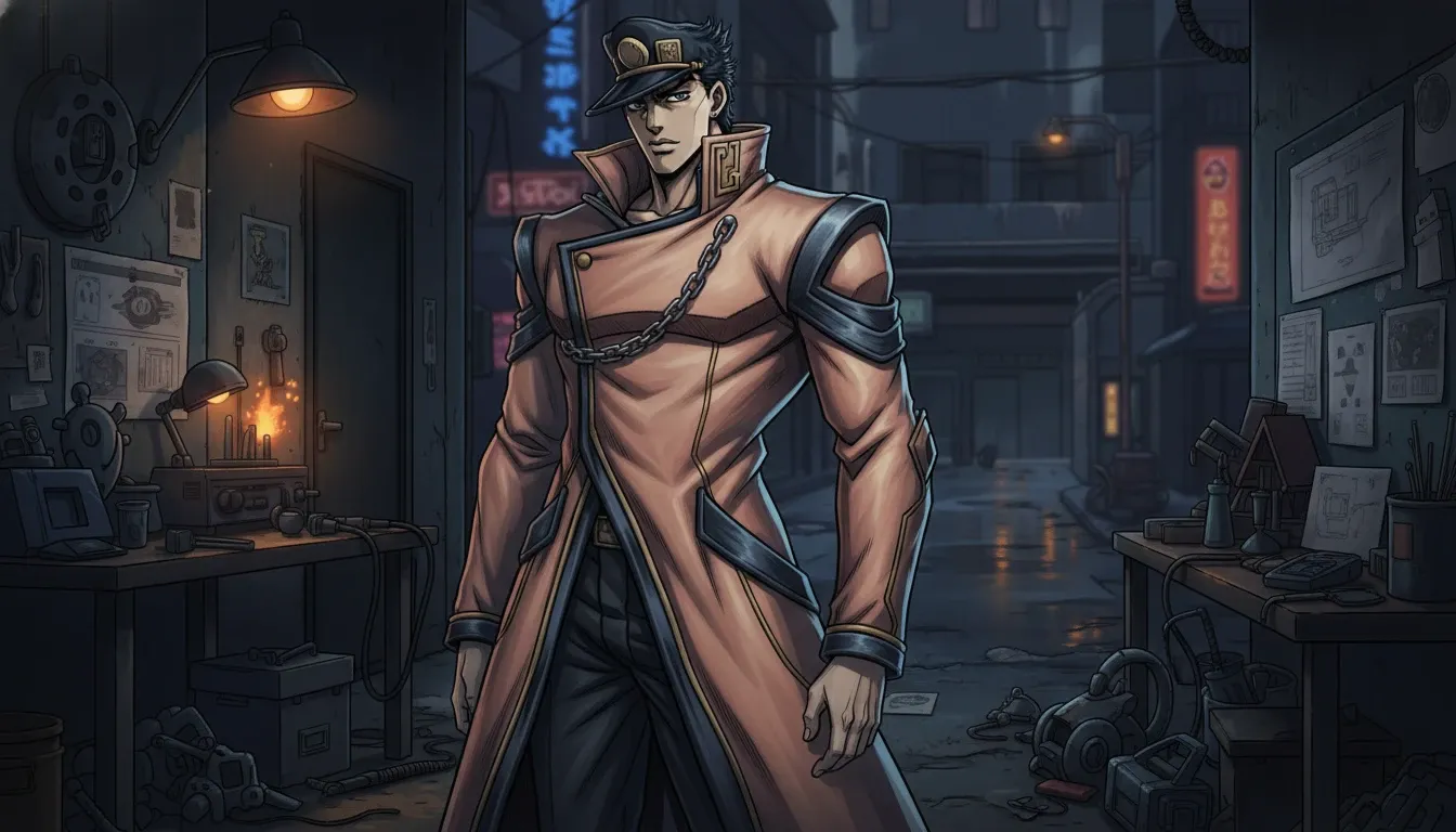 JoJo's Bizarre Adventure: Fusione di Streetwear di Jotaro Kujo con Stile Avanguardistico