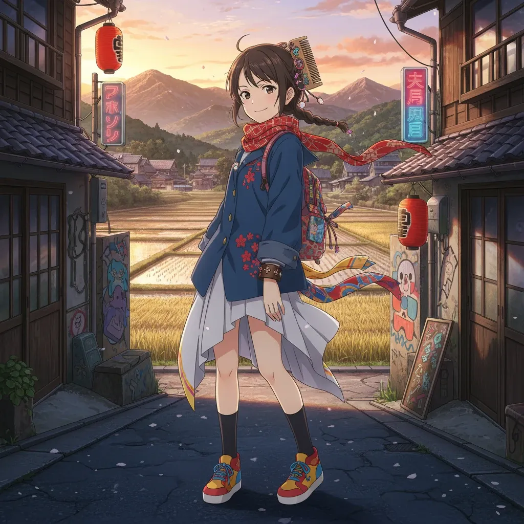Mitsuha Miyamizu Street Style Revolution in Your Name Fashion