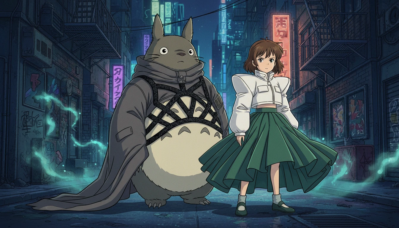 شخصيات جيراني توتورو تلتقي بأسلوب الشارع المتقدم في إطلالات أزياء جريئة وعشوائية