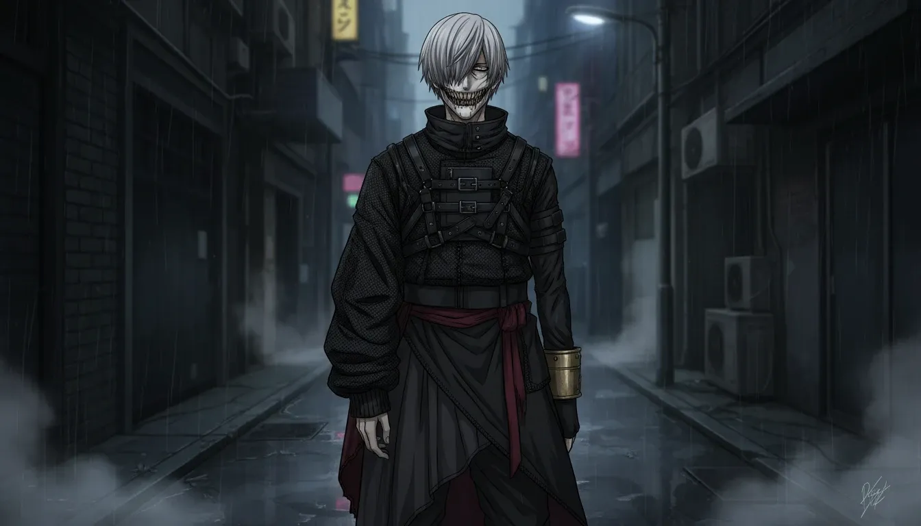 Tokyo Ghoul: Fusione di Streetwear di Kaneki Ken con Stile Avanguardistico a Strati