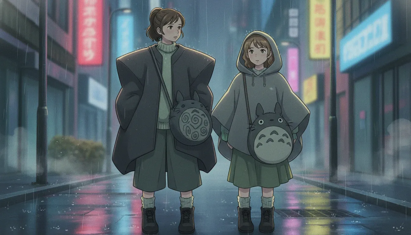 Totoro Streetwear Dreams Satsuki and Mei Remix Cozy Forest Spirit Into Avant Garde City Looks